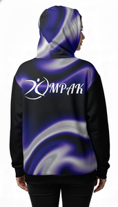 Sweat à capuche unisexe oversize de haute qualité pour l'hiver, style streetwear, avec broderie et impression par sublimation intégrale, pour un usage décontracté - Product Image 3
