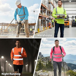 Chemise de travail haute performance, durable, à manches longues, vêtements utilitaires pour les ouvriers du bâtiment et les équipes industrielles - Product Image 6