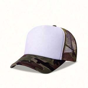 Gorra de béisbol de malla de espuma de algodón unisex al por mayor con logo personalizado, bordado liso, impresión, gorra de camionero, gorra de golf de malla personalizada - Product Image 5