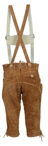 NUEVO MENS BAVARIAN KNEIBUND BROWN OKTOBERFEST LEDERHOSEN TODOS LOS TALLAS 2025 - Product Image 6