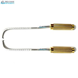 Ensemble de dissecteurs mammaires Agris Dingman pour chirurgie plastique transaxillaire, gauche et droit, manuel, instruments certifiés ISO13485 - Product Image 2