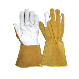 Best Hand Protective Full Finger <b>Leather</b> <b>Gloves</b> Tig Welding <b>Gloves</b> with Long Hand for Heat Resistant for <b>men</b> and women Hot Sale - Product Image 5