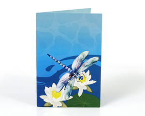 Tarjetas de felicitación con diseño 3D de libélula, personalizadas y fabricadas a mano, regalos hechos a mano - Product Image 4