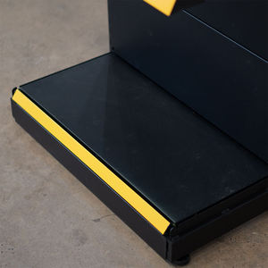 Metallic 3-<b>Shelf</b> Vertical Galvanized Stable Solid Base Supermarket <b>Shelves</b> for Grocery Store-OEM Service - Product Image 6