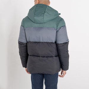 Chaqueta acolchada de calle respetuosa con el medio ambiente personalizada para hombre, abrigo de invierno acolchado Reversible de alta calidad con efecto de burbuja OEM - Product Image 4