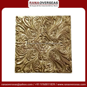 Premium Metal Furniture <b>Knobs</b> With Embossed Pattern Ideal for <b>Cabinets</b> Drawers & Dressers in Diverse Styles - Product Image 3