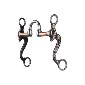 Stainless Steel Horse Bit With Copper Roller Joint For <b>Equestrian</b> Riding - Product Image 2