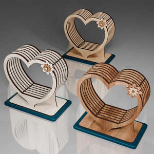 Support de lumière T peint floral en céramique artistique pour chambre à coucher, salon et décoration de cadeau fait main - Product Image 3