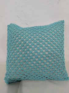Funda de Almohada de Macramé Personalizada, Funda de Cojín de Algodón Boho Hecha a Mano, Decoración Rústica para el Hogar, Regalo - Product Image 4