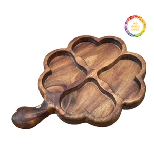 Plateau en bois fait main à texture lisse, idéal pour la maison, la présentation en café, le service en restaurant et l'emballage de produits - Product Image 4