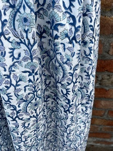 Vestido Maxi sin Mangas con Estampado Artesanal para Mujer, 100% Algodón Indio, Estilo Casual con Bordado Floral - Product Image 3