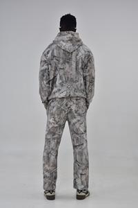 Men <b>Camouflage</b> Hoodie Tracksuit Set Wholesale Custom Camo Sweatshirt Jogger Pants Streetwear Outfit - Product Image 4