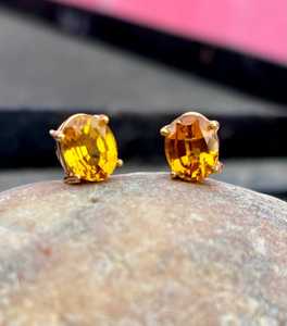 Ruby Emerald Sterling <b>Silver</b> <b>Stud</b> Earrings Dainty Gemstone Luxury Handmade Jewelry Elegant Gift For Women - Product Image 5