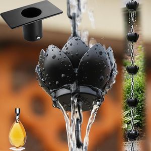 Reliable Manufacturer Premium Metal Rain Chain Link Pattern for Garden Roof Rain Drain Outdoor Hanging Decoration Accessory - Product Image 1