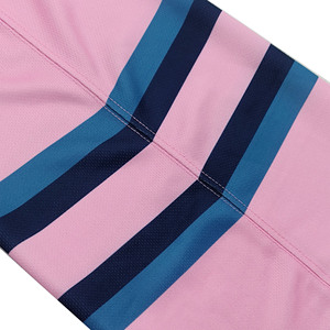 Pink Striped Knee High <b>Leg</b> <b>Warmers</b> for Yoga Adults Breathable Spandex Polyester Knitted Sport Wear - Product Image 3