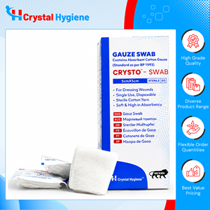 Meilleures ventes : Écouvillons en gaze de coton Crysto Swab T-13 Eco Premium non stériles / de type pansement, qualité supérieure, pour usage hospitalier - Product Image 3