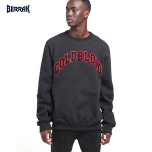 2021 Custom mens towel applique embroidery hoodies men chenille embroidered patches sweatshirt pullover <b>hoodie</b> - Product Image 1