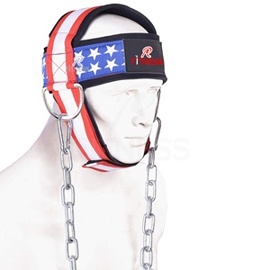 Sangles de musculation réglables, légères et antidérapantes avec boucle pour l'entraînement de musculation, logo personnalisé, harnais de cou et de tête - Product Image 1