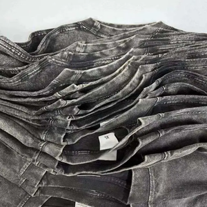 T-shirt vintage unisexe oversize en coton 100% 380 GSM, vierge, personnalisable, délavé à l'acide, pour hommes, vente en gros - Product Image 2