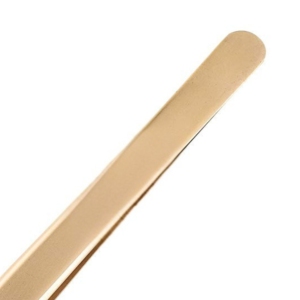 Offre Spéciale – Lot de Pinces à Cils Professionnelles en Acier Inoxydable Doré, Faible MOQ, Taille 14 cm, Haute Qualité pour Greffe de Cils Volume - Product Image 4