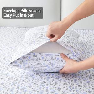 Nouvel Arrivage – Parure de Lit de Mariage Moderne 4 Pièces en Lin Tissé de Haute Qualité, Imprimée, Écologique et Personnalisable, 300 Fils/Pouce² - Product Image 6