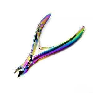 Morje Surgical Rainbow Stainless Steel <b>Nail</b> Clipper Flat Straight Blade Sharp Tip Durable Wide Jaw Opening Portable <b>Nail</b> <b>Tool</b> - Product Image 3