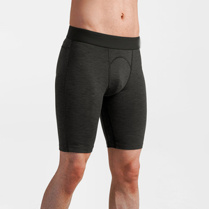 Gym Fitness Wear Elastic Waistband Above Knee Length Tight Fit Men's Shorts Breathable Base <b>Layer</b> Compression Short Pants Men - Product Image 4