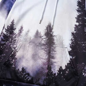 Full Sublimation Custom Hoodie-Polyester Fabric Pullover Streetwear Unisex Fashion Hoodie - Product Image 3