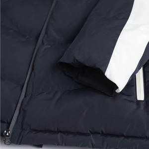 Chaquetas de Plumón para Hombre, con Capucha, Negras, de Nailon, con Logotipo Personalizado, Rellenas de Plumas de Pato, Cálidas, para Invierno, Venta al Por Mayor - Product Image 4