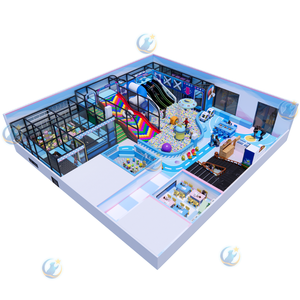 Parque Infantil Interior de Alta Resistencia, Estructura de Juego Suave de Aluminio y PVC, Piscina de Pelotas, Tobogán, Muro de Escalada, Gran Capacidad, Tamaño Personalizable - Product Image 3