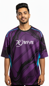 Camiseta Casual Oversize para Hombre, Sublimada, Estilo Urbano, Corte Regular, Transpirable, Ecológica, de Poliéster/Algodón, Prenda de Moda - Product Image 2