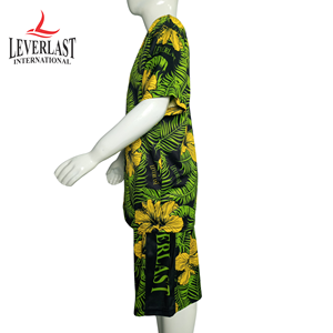Ensemble T-shirt et short assortis pour enfants, imprimé personnalisé, tenue d'été pour la plage, homme, uni, 100% polyester, séchage rapide, léger - Product Image 2