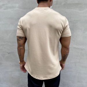 Custom Plain T Shirt For Men Soft Cotton Fabric Casual Comfortable Breathable Short Sleeve Everyday Wear Stylish high demand - Product Image 4