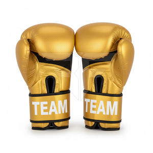 Gants de boxe en cuir de vachette véritable personnalisables de haute qualité pour les arts martiaux et l'entraînement physique - Pas de boxe, pas de vie - Product Image 1