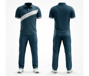 OEM Full Sublimation <b>Cricket</b> Apparel Manufacturer | Men Women Youth <b>Cricket</b> Wears Polo Shirt and Trouser Full Team - Product Image 6