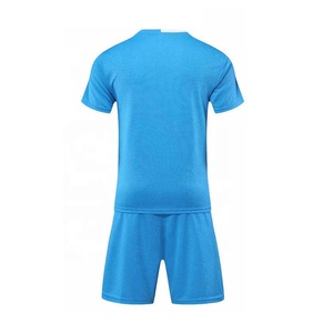 Ensemble de maillots de football personnalisés pour hommes, bleu foncé, manches courtes, ajusté, anti-transpiration, impression sublimée, vêtements toutes saisons - Product Image 3