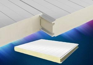 Panneau mural sandwich PUF de 30 mm de qualité supérieure, isolation thermique, panneau mural métallique préfabriqué pour chambre froide - Product Image 3