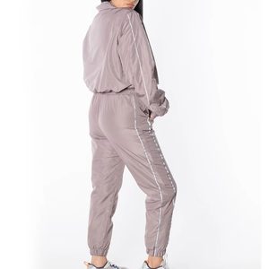 Top Quality Custom Rhinestone <b>Tracksuit</b> Wholesale Customized Winter Windbreaker <b>Tracksuits</b> Set For Hot Sale OEM Wind Breaker - Product Image 3