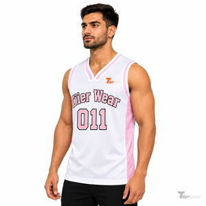 Maillot de basket-ball personnalisé, uniforme d'équipe de qualité supérieure, respirant, à séchage rapide, chemise de sport athlétique, nom et numéro personnalisés pour hommes - Product Image 2