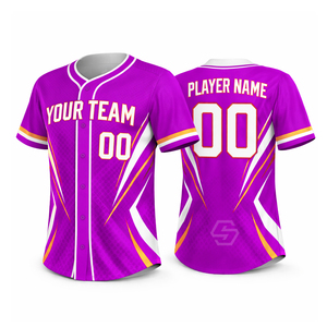 Maillots de baseball personnalisés avec logo, en polyester, à séchage rapide, pour hommes, vente en gros, vêtements d'équipe, maillots de baseball sportifs - Product Image 3