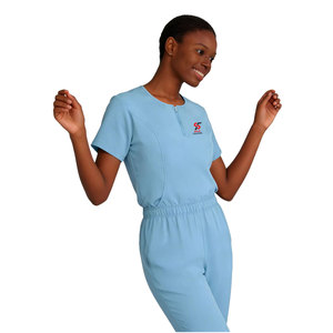 Tenue médicale professionnelle Solid Trader pour les professionnels de la santé – Ensemble de blouses et pantalons en mélange de coton et polyester doux et respirant – Uniforme d'hôpital - Product Image 5