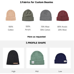 หมวกบีนนี่ไหมพรมแบบเรียบสำหรับทุกเพศ เหมาะสำหรับฤดูหนาว ตกแต่งด้วยหมุด ปักลายได้ตามต้องการ นุ่ม อุ่น ใส่สบาย เหมาะสำหรับกีฬากลางแจ้ง ใช้ได้ทุกวัน - Product Image 6