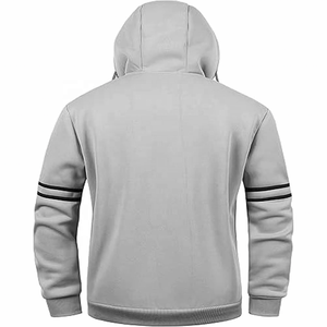 Suministro directo de fábrica Ropa de hombre Sudaderas con capucha Fabricación pakistaní Streetwear 100% Algodón Sudadera con capucha Hombres Cremallera completa Comodidad - Product Image 2
