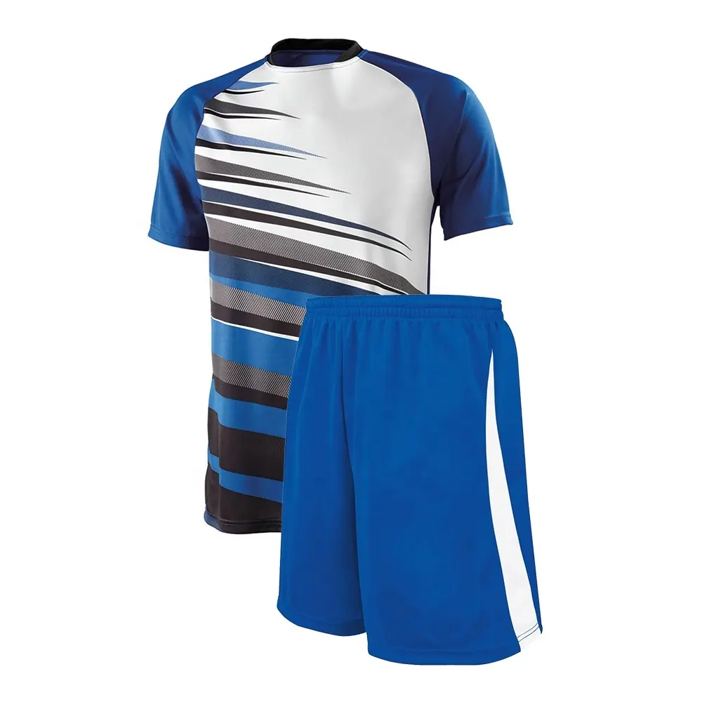 Kopen Custom Jeugd Voetbal Truien Snel Droog Voetbal Slijtage Voetbal Jersey Polyester Uniform Oem Stijl Kopen Voetbal Jersey