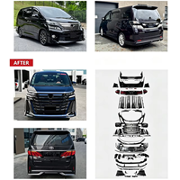 Nouveau kit de conversion de pare-chocs pour Alphard & Vellfire 20 Series 2008-2015, lifting au look 40 Series, style Modellista avec feux LED