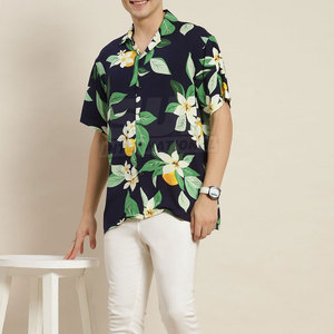 เสื้อชายหาดผู้ชายคุณภาพสูง น้ำหนักเบา ระบายอากาศได้ดี ปรับแต่งได้ แห้งเร็ว ผลิตจากผ้าฝ้าย เป็นมิตรกับสิ่งแวดล้อม แขนสั้น สำหรับฤดูร้อน - Product Image 6