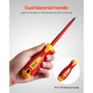 11-Piece Professional Electrical Insulated Screwdriver <b>Set</b> 1000V Insulated Electrician <b>Tool</b> <b>Set</b> Magneti Professional <b>Tool</b> <b>Set</b> - Product Image 4