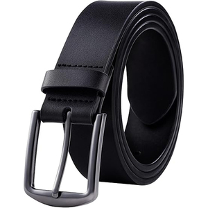 Ceinture Classique Homme en Cuir de Vachette Véritable Haute Qualité 2026, Longueur Personnalisable, Boucle en Acier Rotative Double Face, Style Décontracté - Product Image 4