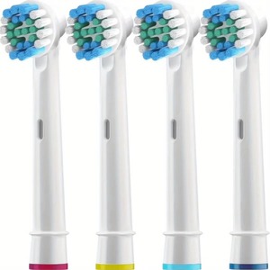 Cabezales de repuesto para cepillo de dientes Cross Action, 4 unidades, compatibles con mangos eléctricos Oral B para una limpieza profunda de la placa. - Product Image 5