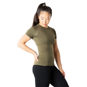Camiseta larga de entrenamiento para mujer, cómoda, holgada, atlética, para gimnasio, entrenamiento, correr, yoga y ropa deportiva diaria - Product Image 2